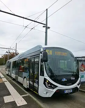 Trolebuso en Pôle Saint Lazare