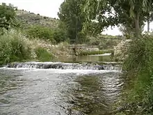 La rivero Huerva en Vistabella.