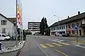 Kantona ĉefvojo n-ro 5 en la centro de Wangen ĉe Olten