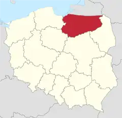 Varmia-Mazuria provinco (Tero)