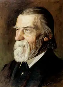 Wilhelm Raabe, portretita de Wilhelm Immenkamp (1911)