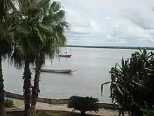 La rivero Casamance ĉe Ziguinchor