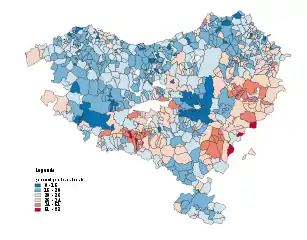 65 urtetik gorakoen ehunekoa (2017)