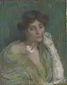 Femme à l'œillet, 1908