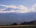 Khor Virap monasterioa Ararat mendiaren aurrean