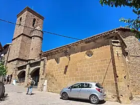 Museo de la Torre museoaren kanpoaldea (San Martin elizako dorrean).