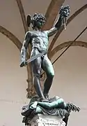 Benvenuto Cellini: Perseo Medusaren buruarekin, 1554Logia dei Lanzi, Florentzia