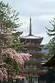 Daigo-ji tenpluaren pagoda.