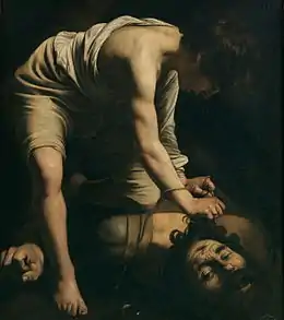 Caravaggio, David eta Goliat, 1600