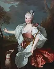 Diana ehiztaria, 1715.