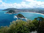 Donostia, Gipuzkoako hiriburua, Igeldotik ikusita