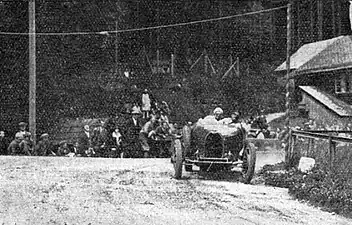 Eliška Junková, Bugatti, Pradědský okruh, 1927