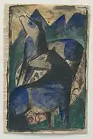 Zwei blaue Pferde, Two Blue Horses (1913), Solomon R. Guggenheim Museum, New York