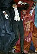 Vsevolod Meyerholden erretratua, Boris Grigoriev eskutik, 1916