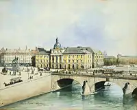 La vieja opera de Helgeandsholmen (Stockholm, 1892)