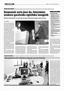 2002-12-12. Martxelo Otamendi Buber saria jasotzen