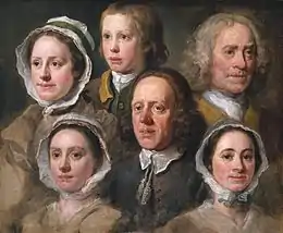 Hogarth's Servants, 1750eko hamarkadaren erdialdekoa.