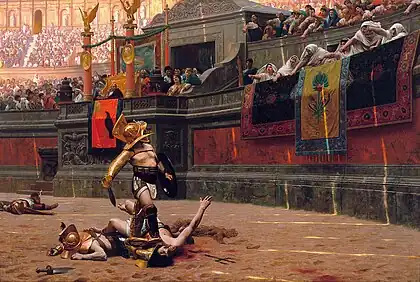 Pollice Verso, Jean-Léon Gérôme, 1872,(Phoenix Art Museum).