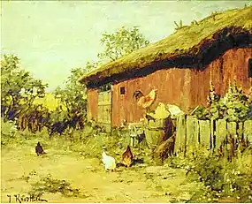 Hens ukuiluaren atzean (1885)