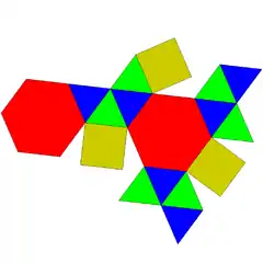 Prisma hexagonal trigehitua