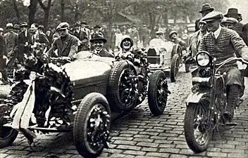 Eliška Junková, Targa Florio, Praha, 1928