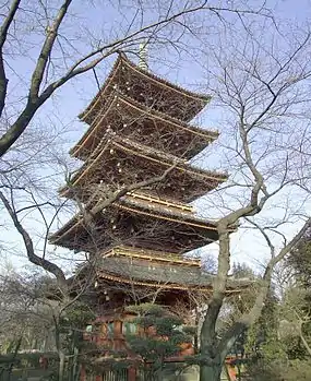 Kan'ei-ji tenpluko pagoda