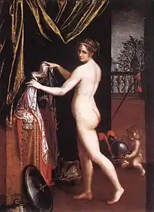 Minerva arropa janzten, 1613, Borghese galeria, Erroma.