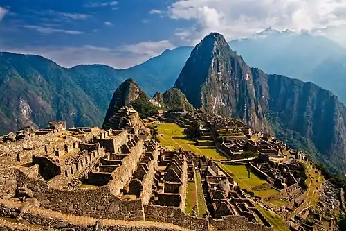 Machu Pichu.