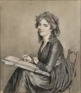 Autoerretratua, Marie Gabrielle Capet, 1790