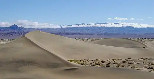 Mesquite duna, Heriotzaren harana, Kalifornia.