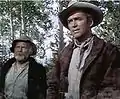 Jesse Tate (Millard Mitchell) eta Howard Kemp (James Stewart)