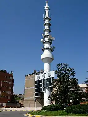 Telefonicako telekomunikazio antena (Mojardin kalea, Iruñea).