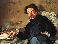 Stéphane Mallarméren erretratua, 1876Orsay museoa, Paris