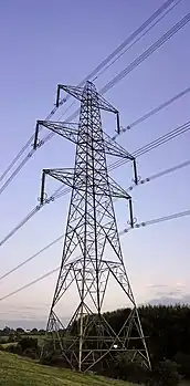 Goi-tentsioko linea. 12 kV eta 50 kV artean (KA).