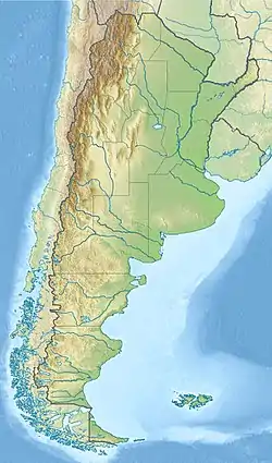 Argentinako mapa topografikoa