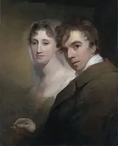 Portrait of the Artist Painting His Wife, c. 1810, Yale University Art Gallery