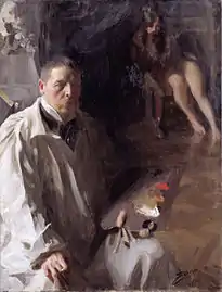 Autoerretratua, Anders Zorn, 1897