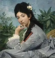 Stéphanie Brousset andereñoaren erretratua (1871), Nantesko Arte Ederren museoa.