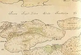 Svindersviken eta Hästholmen 1774