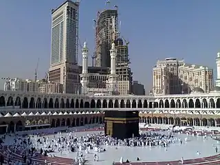 Abraj Al Bait eraikitzen