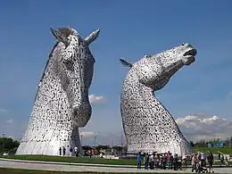 The Kelpies.