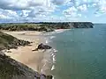 Three Cliffs Bay badia.