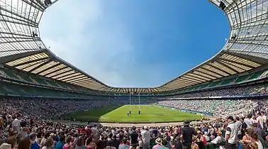 Twickenham errugbi estadioa.