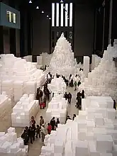 Rachel Whiteread, Embankment, 2005, Tate Modern, Londres.