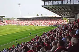 Wrexham F.C. futbol taldearen zelaia.