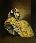 David Garrick Vanbrughen Provoked Wife antzezlanan, Theatre Royal, Drury Lane 1763