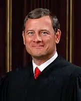 جان رابرتس:، هفدهمین قاضی ارشد دیوان عالی ایالات متحده آمریکا.