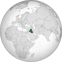 موقعیت عراق