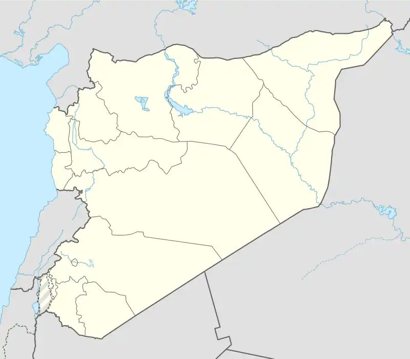 حمله هوایی به کنسول‌گری ایران در دمشق در سوریه واقع شده