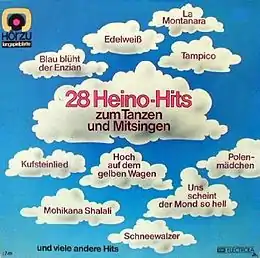 Studioalbumin 28 Heino-Hits zum Tanzen und Mitsingen kansikuva